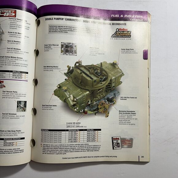 NAPA PSE Performance and Specialty Equipment February 2009 Catalogue - Picture 6 of 9